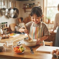 子供が料理をしたがるのサムネイル